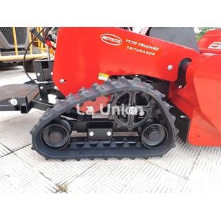 DESBROZADORA MARTILLOS ROTECO TT70 CON ORUGAS arranque electrico plataforma - Imagen 2
