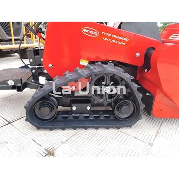 DESBROZADORA MARTILLOS ROTECO TT70 CON ORUGAS arranque electrico plataforma - Imagen 2