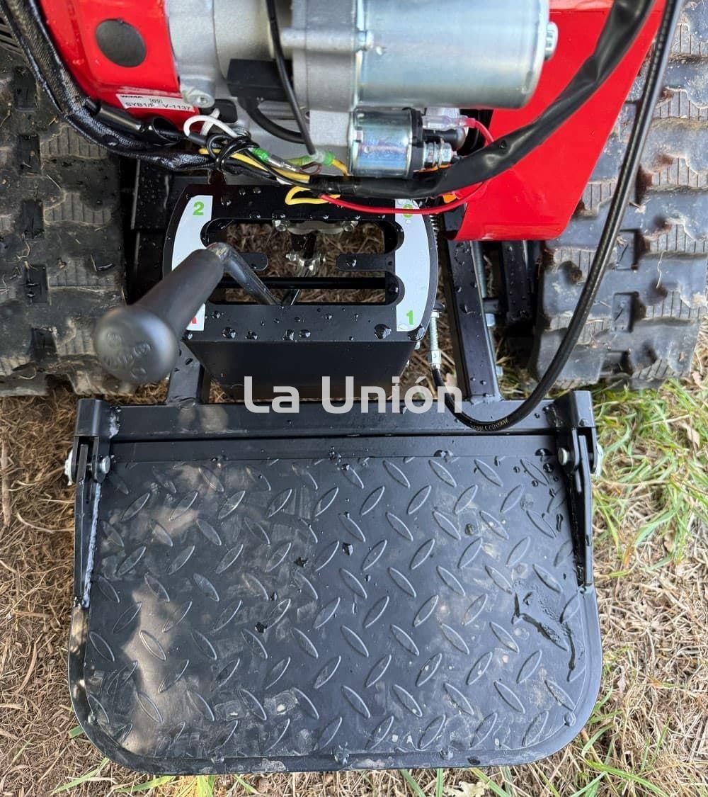 DESBROZADORA MARTILLOS ROTECO TT70 CON ORUGAS arranque electrico plataforma - Imagen 5