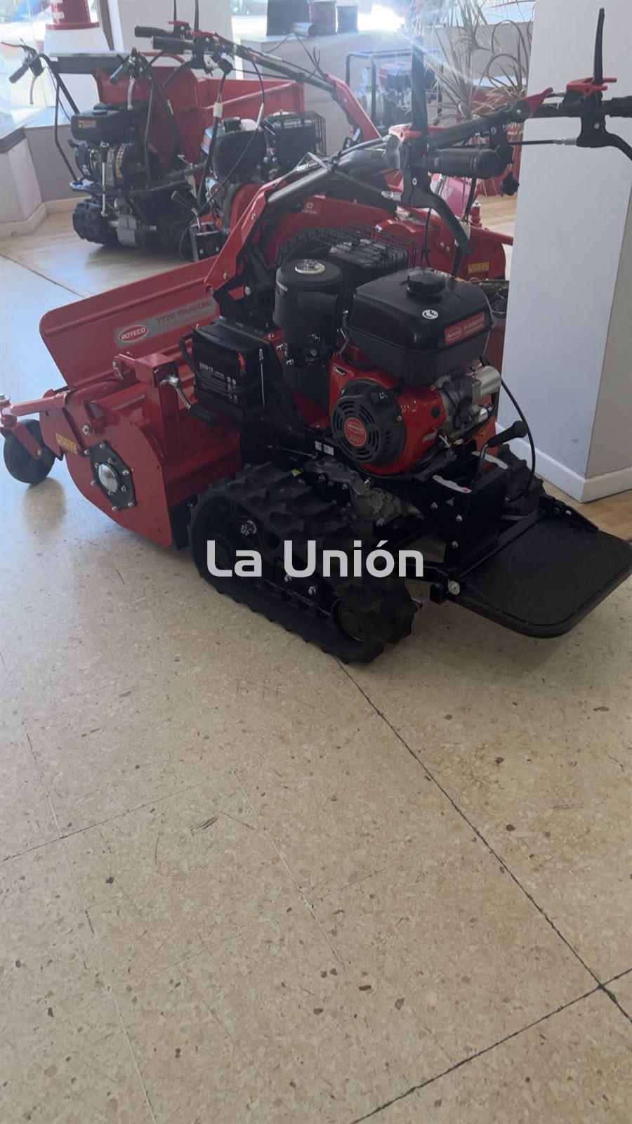 DESBROZADORA MARTILLOS ROTECO TT70 CON ORUGAS arranque electrico plataforma - Imagen 9