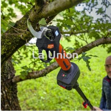 KIT TIJERA + SIERRA + PROLONGA TELESCOPICA + 2 BATERIAS + CARGADOR + HERRAMIENTAS MANTENIMIENTO - Imagen 2