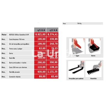 MINIEXCAVADORA BIGANT 800 ROTECO - Imagen 2