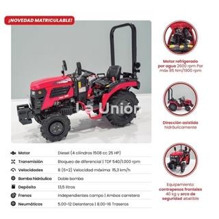 TRACTOR AGRICOLA ROTECO CROSSFIRE MATRICULABLE (1508cc 25HP) - Imagen 1